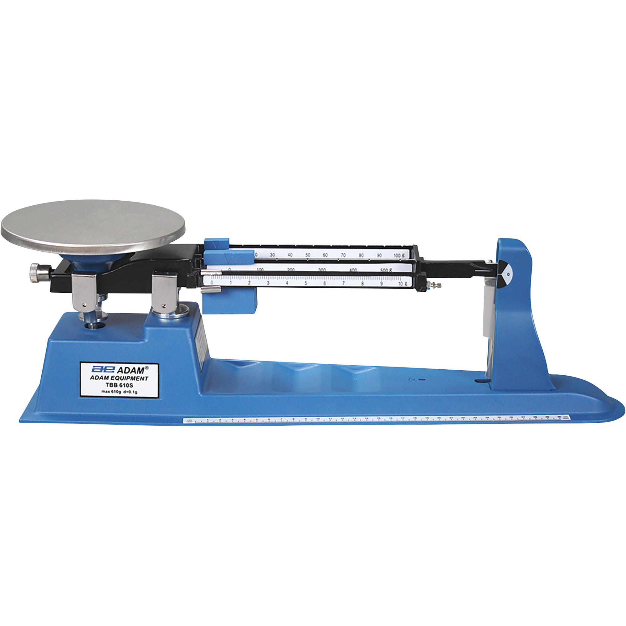 Adam Equipment Triple Beam Balance Scale, 1.3-Lb. Capacity, 23in.L x 7in.W x 9in.H, Model# TBB 610s